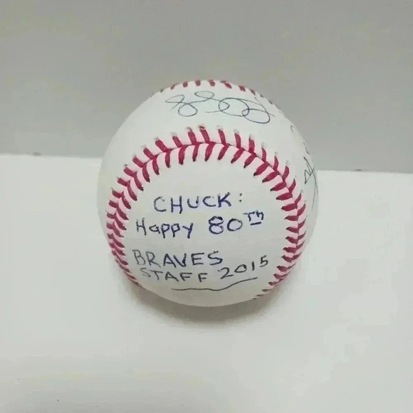 Atlanta Braves Staff Signed Ball 2015 Personalized - Picture 4 of 5
